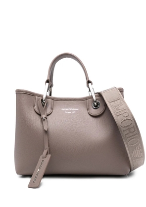 Emporio Armani MyEA top-handle tote bag - Brown