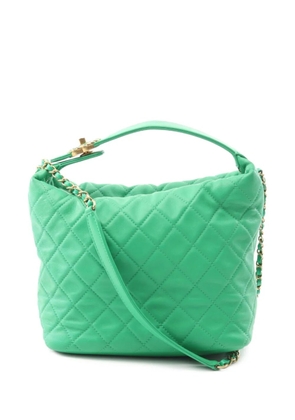 CHANEL Pre-Owned 2019 matelasse chain shoulder bag - Green