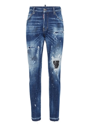 DSQUARED2 distressed slim jeans - Blue