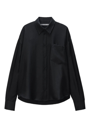 Alexander Wang slashed-sleeve shirt - Black