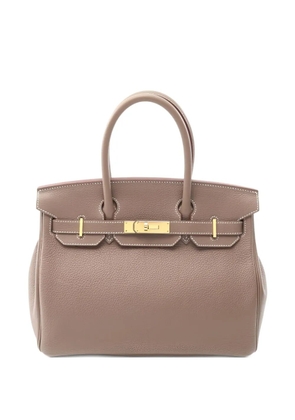 Hermès Pre-Owned 2017 Birkin 30 leather tote bag - Brown