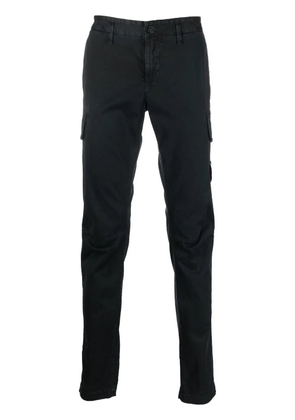 Stone Island Compass-patch cargo trousers - Black