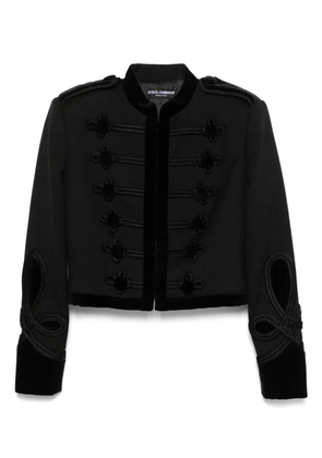 Dolce & Gabbana gabardine epaulettes jacket - Black