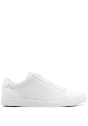 Calvin Klein Jeans logo-debossed sneakers - White