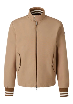 Moncler quilted zip jacket - Neutrals