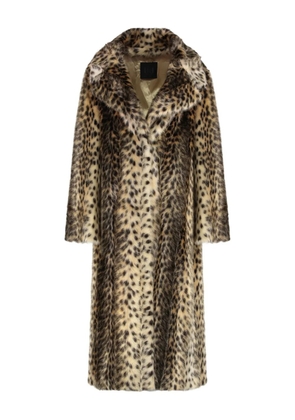 BB Couture leopard-print faux-fur coat - Brown