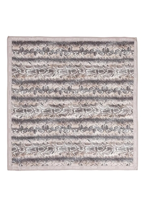 TWINSET snakeskin-print scarf - Neutrals