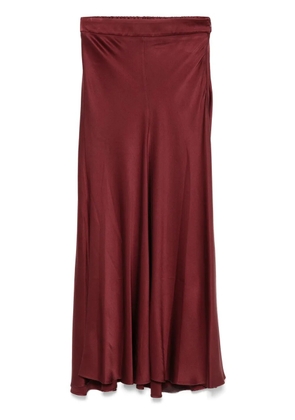 Forte Forte silk midi skirt - Brown
