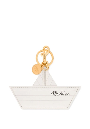 Moschino boat keyring - White