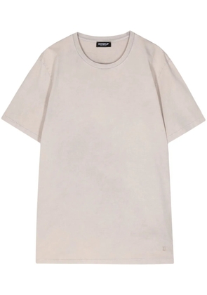 DONDUP fade-dyed cotton-jersey T-shirt - Neutrals