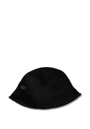 TWINSET ribbed bucket hat - Black