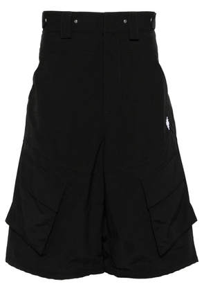 COUNTY OF MILAN Cross bermuda shorts - Black