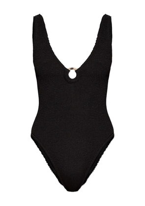 Bond-eye ring swimsuit - Black