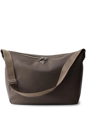 Prada leather shoulder bag - Grey