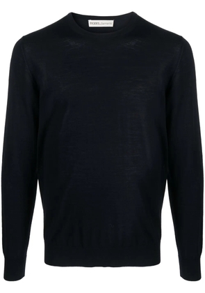 MODES GARMENTS fine-knit merino wool jumper - Blue