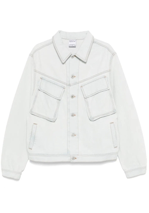 COUNTY OF MILAN denim cargo jacket - Blue