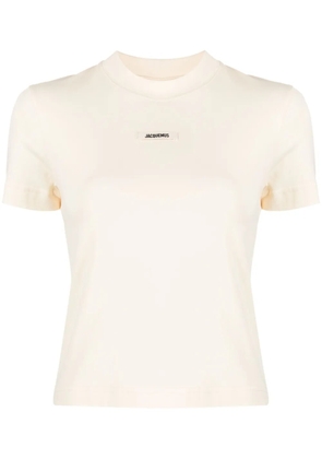 Jacquemus Le T-shirt Gros Grain top - Yellow