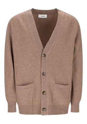 Lardini buttoned patch-pockets cardigan - Neutrals