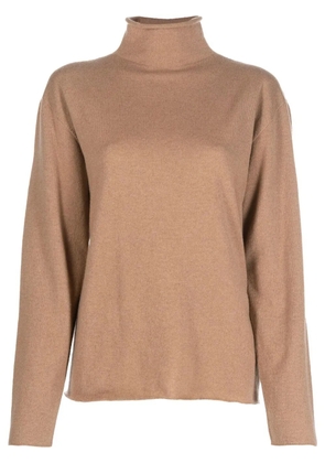 Jil Sander mock-neck knitted jumper - Neutrals