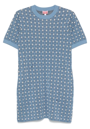 Kenzo Kenzo Weave mini dress - Blue