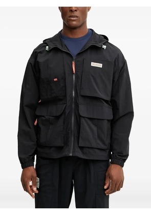 Columbia hooded windbreaker jacket - Black
