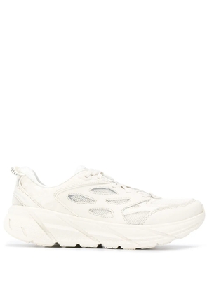 HOKA mesh panel sneakers - White