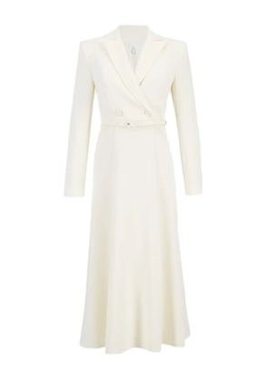 Roland Mouret belted double-breasted midi dress - Neutrals