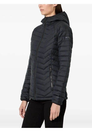 Columbia hooded chevron-quilted puffer jacket - Black