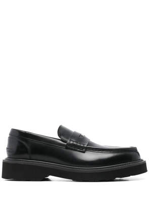 Kenzo logo-plaque loafers - Black