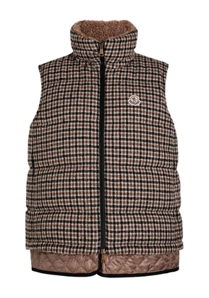 Moncler Touvet gilet - Brown