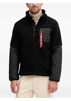 Alpha Industries fleece zipped jacket - Black