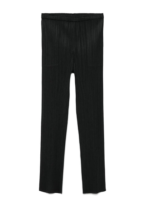 Pleats Please Issey Miyake pleated trousers - Black