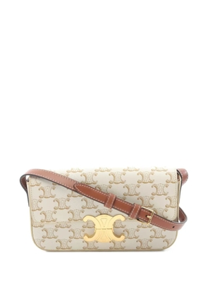 Celine Pre-Owned 2010s Claude Triomphe shoulder bag - Neutrals