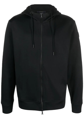 Paul & Shark scuba-jersey zip-up hoodie - Black
