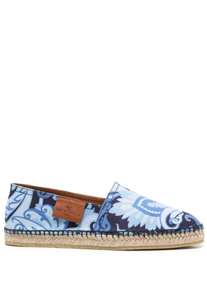 ETRO paisley-print espadrilles - Blue