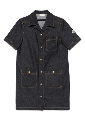 Moncler denim mini dress - Blue