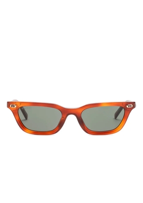 Gucci Eyewear rectangular-frame sunglasses - Orange