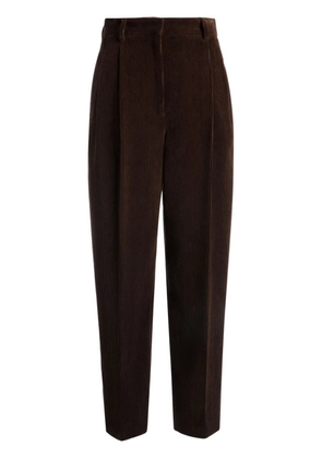 Bally pleated corduroy trousers - Brown