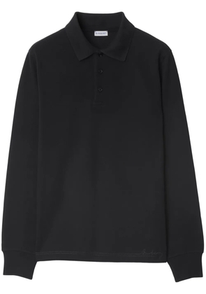 Burberry wool polo shirt - Black
