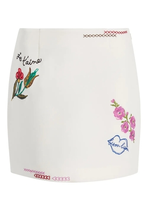 Cinq A Sept Doris Summer Love skirt - White