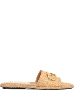 Sergio Rossi open-toe flat sandals - Neutrals