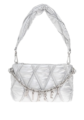 Diesel Charm-D quilted clutch bag - Grey
