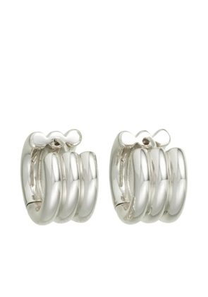 Roxanne Assoulin The Triple Tube Huggie earrings - Silver