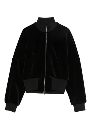 Emporio Armani zip-up bomber jacket - Black