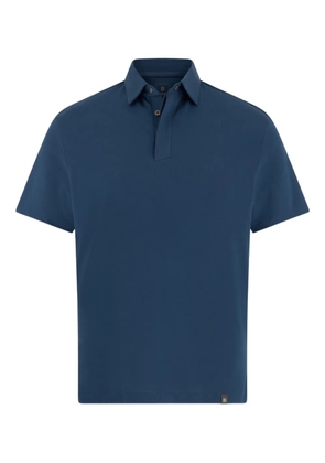 Boggi Milano metal press studs polo shirt - Blue