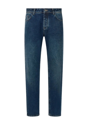 Boggi Milano logo-patch jeans - Blue