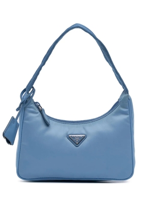 Prada Pre-Owned 2019-2025 Mini Tessuto Re Edition 2000 shoulder bag - Blue