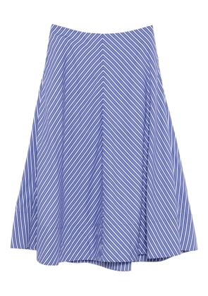 Brandon Maxwell knox low-slung skirt - Blue