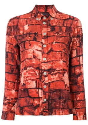Jean Paul Gaultier Pre-Owned brick print shirt - Multicolour