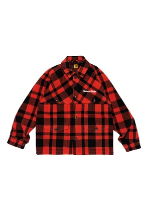 Human Made checked shirt jacket - Red